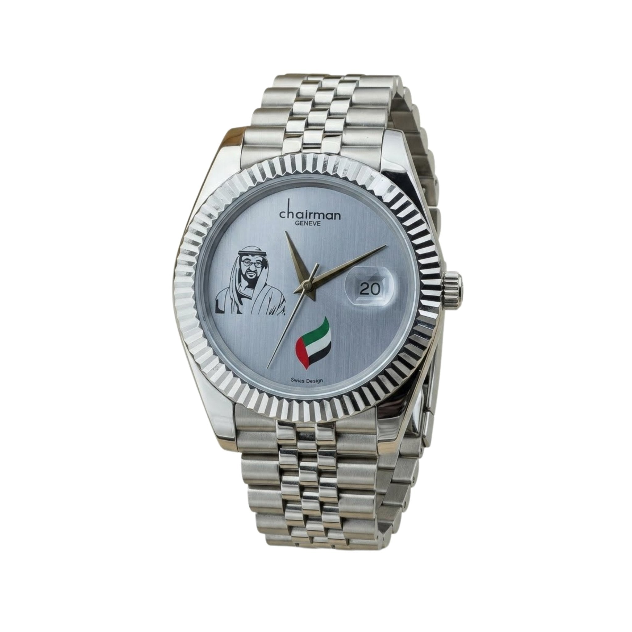 Chairman Geneve UAE Special Edition Watch Sheikh Mohammed bin Zayed Al Nahyan - 1 - STOORE.AE | ستور الامارات